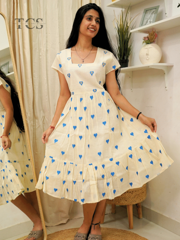 Blue Heart Whimsy Frock