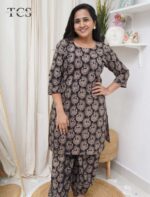 Kalamkari Cotton Co-ord Set - Image 4