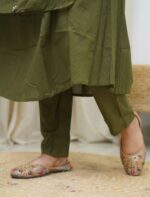 Masakali Patch Cotton Kurta Set with Mul Dupatta - Image 9