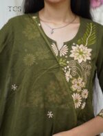 Masakali Patch Cotton Kurta Set with Mul Dupatta - Image 6