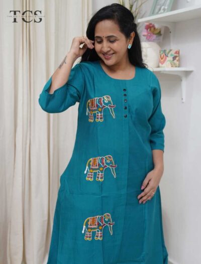 Tusker Threads Embroidered Co-ord Set