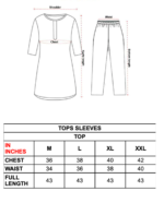 Kalamkari Cotton top with Elasticated Sleeves - Image 2