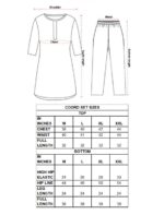 Cotton Thread Embroidered Co-ord Set with Designer Pockets - Image 4