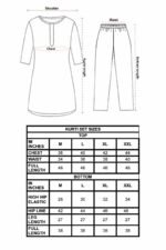 Ivory Printed Linen Kurti Set with Dupatta - Image 8