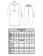 ⁠  ⁠Beige Multicolor Embroidered Kota Kurta Set with Dupatta - Image 9