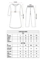 Ivory Beige Shimmer Kota Kurti Set - Image 7