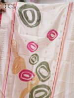 Crimson Bloom Embroidered Satin Kurta Set - Image 10