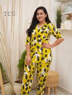 Rayon Cotton Slim Fit Co-Ord Set - Image 3