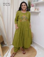 Bloom Embroidered Cotton Co-ord Set - Image 2