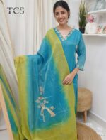 Linen Embroidered Suit Set - Image 2