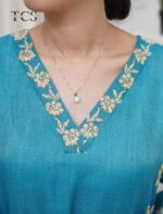 Linen Embroidered Suit Set - Image 6