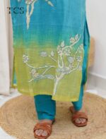 Linen Embroidered Suit Set - Image 9