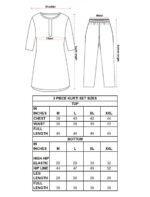 Black Ivory Embroidered Rayon Cotton Suit - Image 9