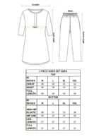 Chiffon Chinnon Embroidered Suit Set - Image 2